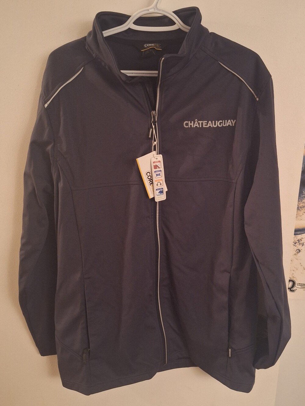 Men's Dark Grey Softshell Jacket - Full Zip